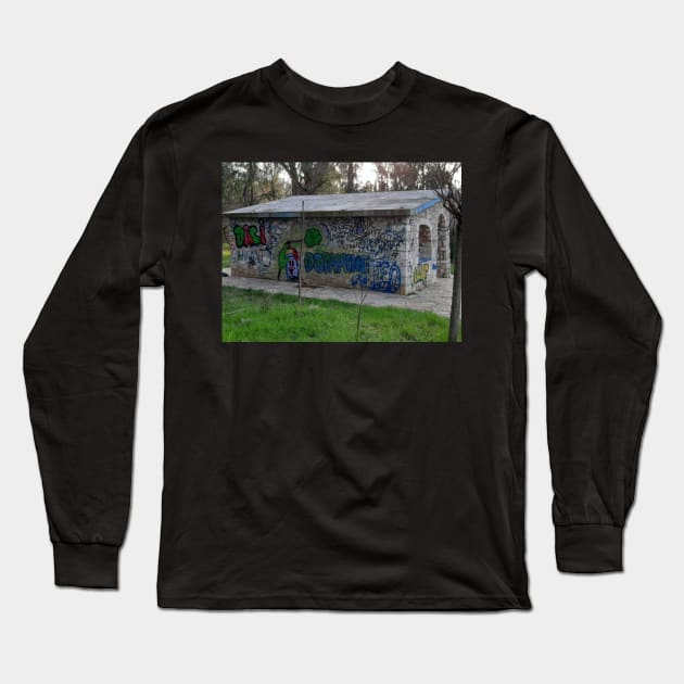 Dopamine grafitti Long Sleeve T-Shirt by Stephfuccio.com